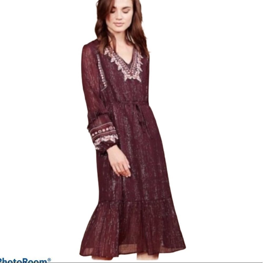 NWT Dolan Women’s Burgundy Cotton Dress Size M New 📦